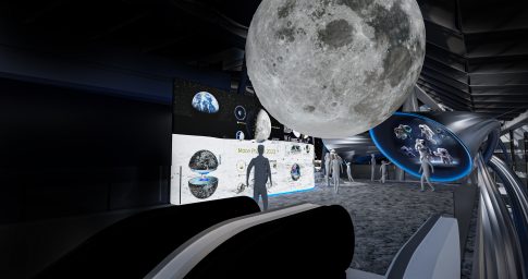 Entry hall of Lunar Exhibit