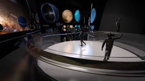 Solar System Virtual Reality Interactive Exhibit
